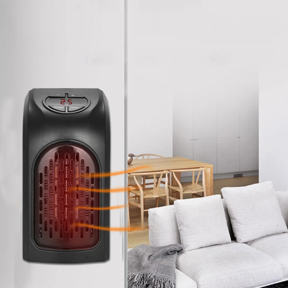 ЕС мини удобный обогреватель с вилкой 400 Вт настенный плита ручная грелка Отель