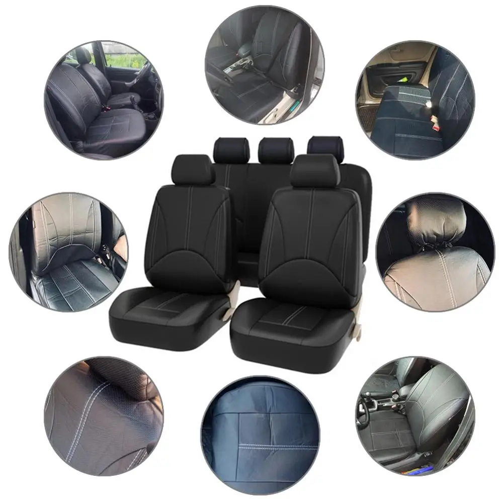 Universal Styling Full Set PU Leather Faux Interior Accessories Automobile Protector Car Seat Cover | Автомобили и мотоциклы