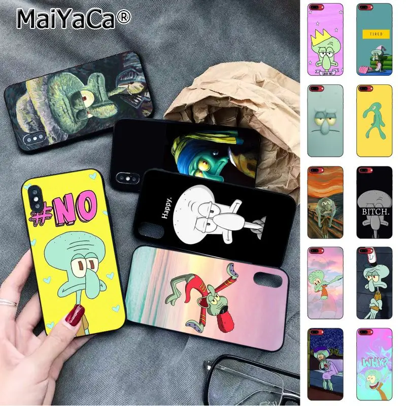 MaiYaCa милый мультфильм кальмарные щупальца ТПУ силиконовый чехол для телефона Apple iphone 11 pro 8 7 66S Plus X XS MAX 5s SE XR