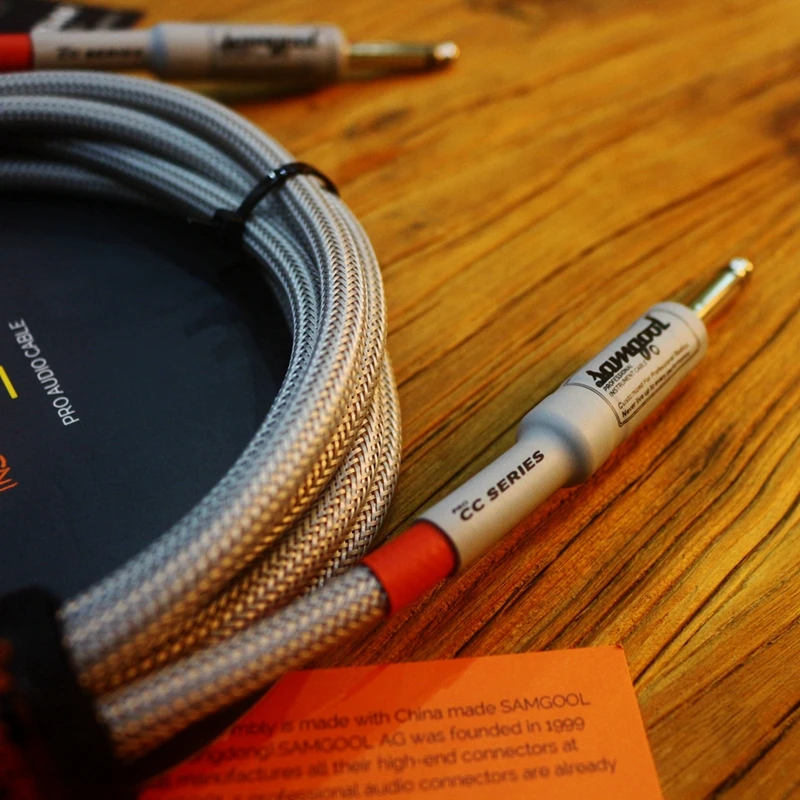 samgool elektrische gitarre kabel noise reduktion frequenz biegen gerade elektrische box klavier ballade leistung aufnahme linie free global shipping