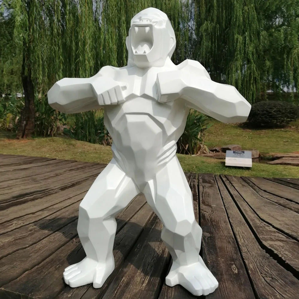 Скульптура в виде обезьяны гориллы 80 см 32 дюйма|Статуэтки и миниатюры| |