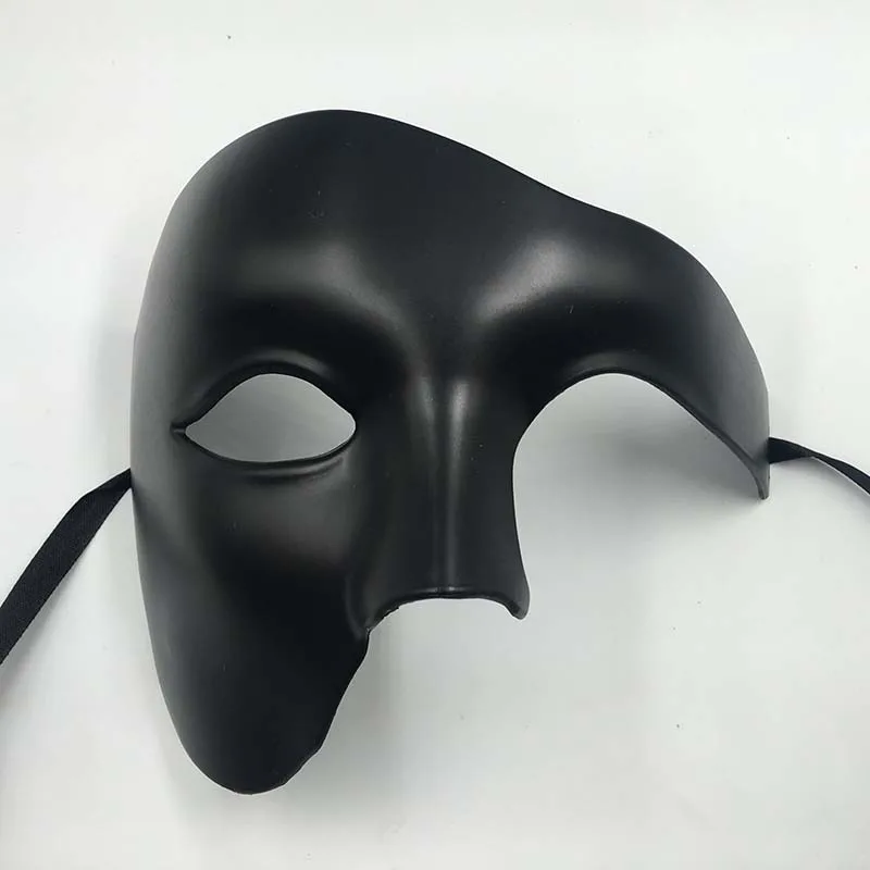 

PVC Steampunk Phantom Masquerade Cosplay Mask Plastic Half Face Men/Women Punk Carnival Costume Props Christmas Mask Prom Masque
