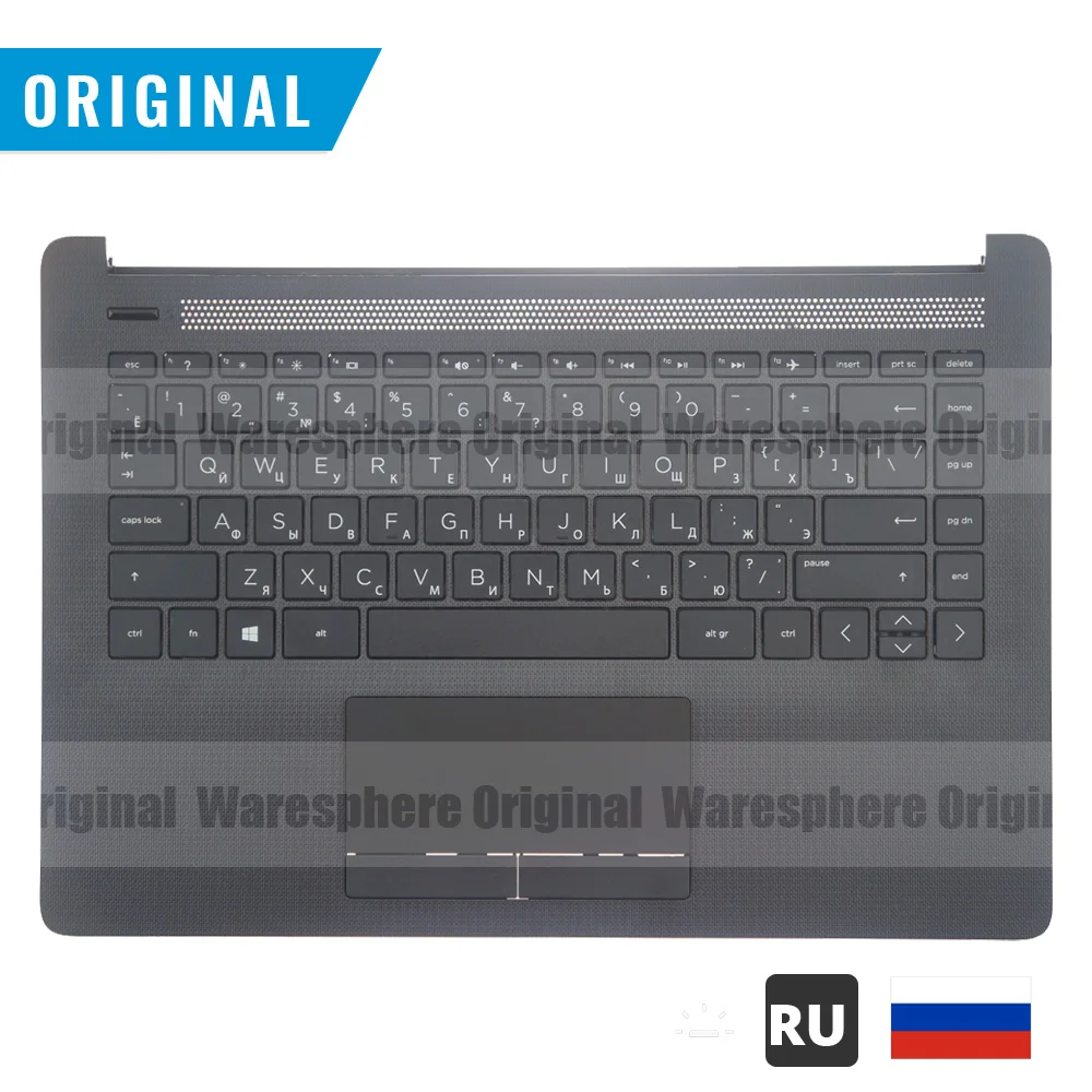 Для hp 14-см Упор для рук верхняя крышка с клавиатурой Touc hp ad верхний чехол L23239-251 черный RU раскладка