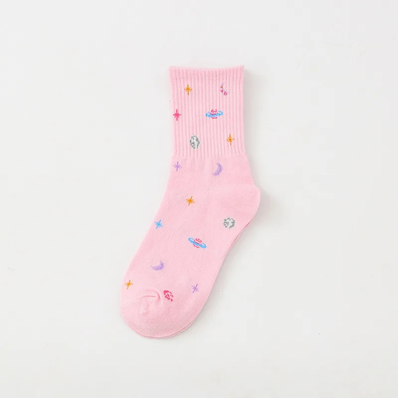 20 Jeseca женские розовые носки женские Harajuku винтажные Короткие хлопковые носки для девочек уличная одежда с клубничным принтом милые носки для рождественских подарков - Цвет: 20