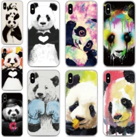 diy custom photo cover cute panda animal cases for asus zenfone max pro m1 rog phone 2 6 5 5z 4 lite l1 shot plus m2 phone case
