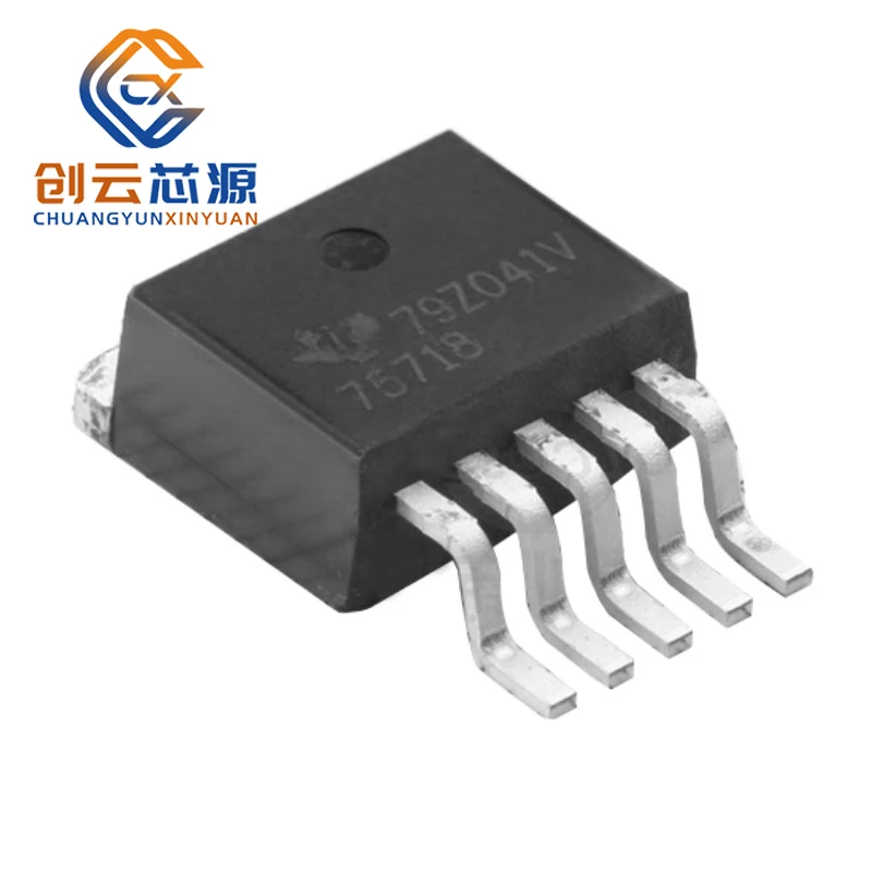 

1Pcs New Original TPS75718KTTR TO-263-5 Quick Transient Response 3A Low Voltage Drop Regulator Free Shipping Diy Electronic Kit
