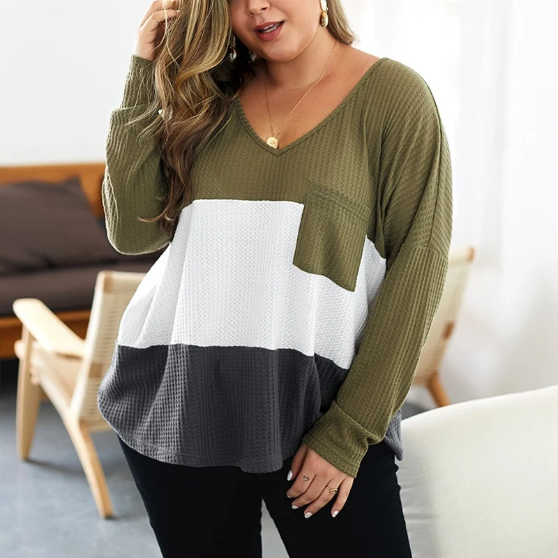 Свитер женский тонкий с V-образным вырезом и длинными рукавами обхват груди 175 см |