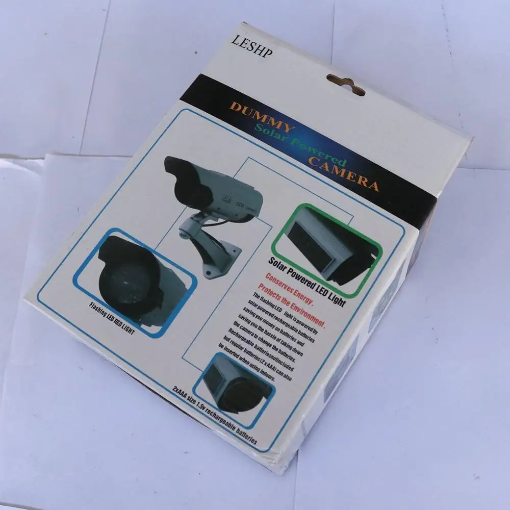 

Dummy Fake Camera Solar Power Imitation High Simulation CCTV Camera Outdoor Monitor Waterproof Surveillance Camera Bullet Camera