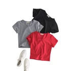 2022, модная Стильная летняя футболка, женская футболка, футболка в Корейском стиле с коротким рукавом, хлопковые топы, рубашка, женская футболка