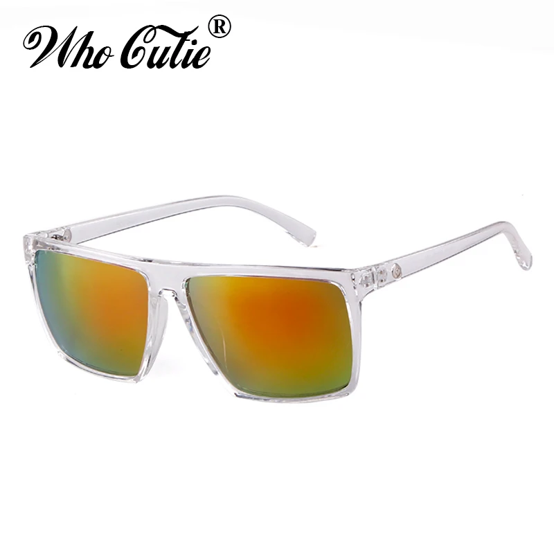 WHO CUTIE 2018 большие квадратные солнцезащитные очки мужские фирменные дизайнерские