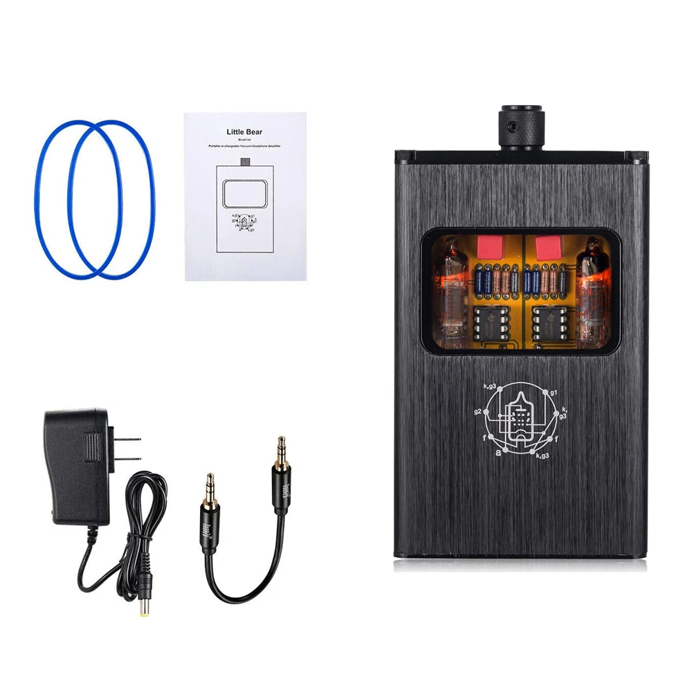 B4-X портативный двойной моно вакуумный трубчатый усилитель для наушников Мини
