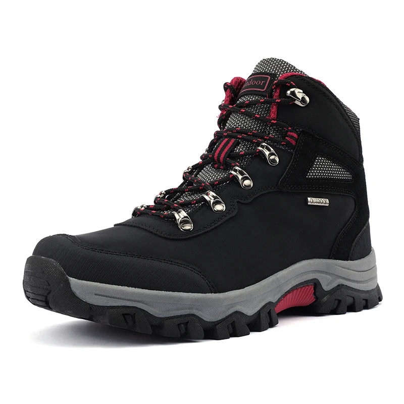 

2021 New arrival Winter Outdoor Hiking Shoes For Men Women Add Fur Hiking Boots Walking Warm Training Trekking Footwear