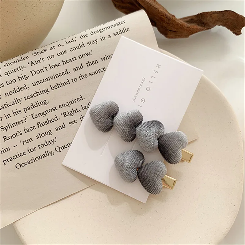 2 шт./компл. для маленьких девочек Милая любовь Форма шпилька волос Аксессуары