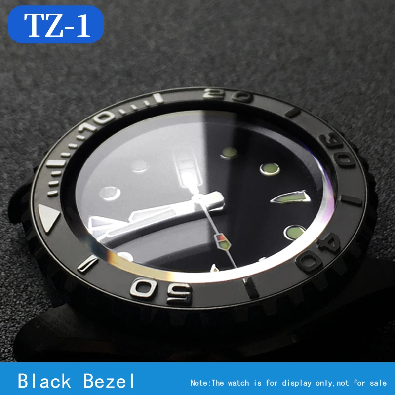 Плоская керамическая вставка обода 38*31 5 мм Выпуклое слово для Seiko SKX007 SKX009