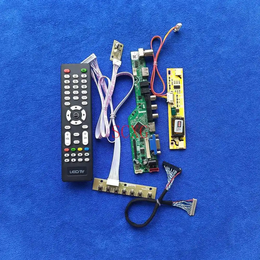

1024*768 Analog signal KitLVDS 20 Pin Controller board 2CCFL Fit SVA150XG01TB/SVA150XG02TB/SVA150XG04TB HDMI-compatible USB VGA