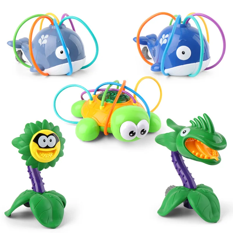 

New Hot Selling Summer Cool Fun Bath Toys Ball Water Squirting Sprinkler Baby Bath Shower Kids Toys Garden Lawn Water Park
