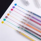 Гелевая ручка с блестками, 8 шт.набор цветов