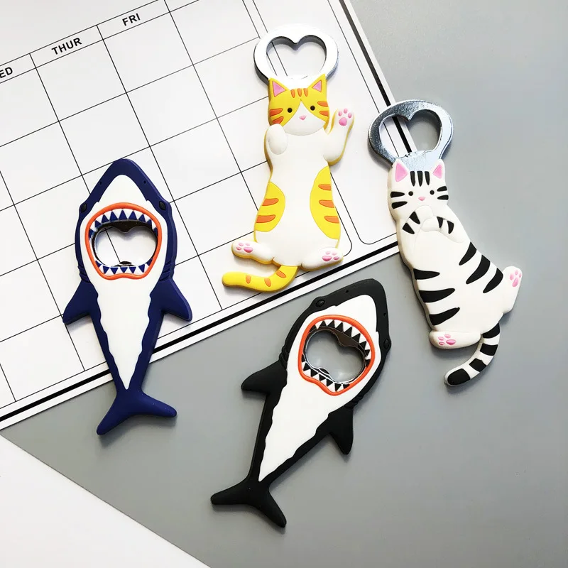 1 шт. и милые носки с рисунками зверей из мультфильмов пивная бутылка Открыватель