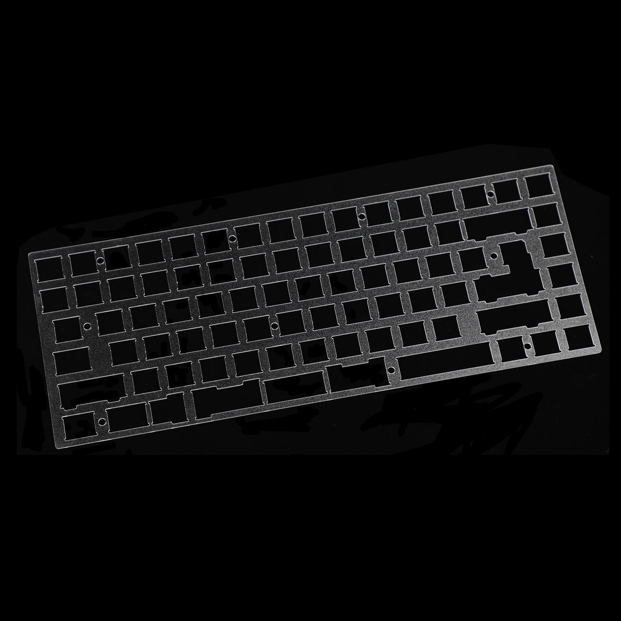 75% 84 ANSI ISO пластина CNC щетка отделка анодированный PC Alu латунная для Cherry MX