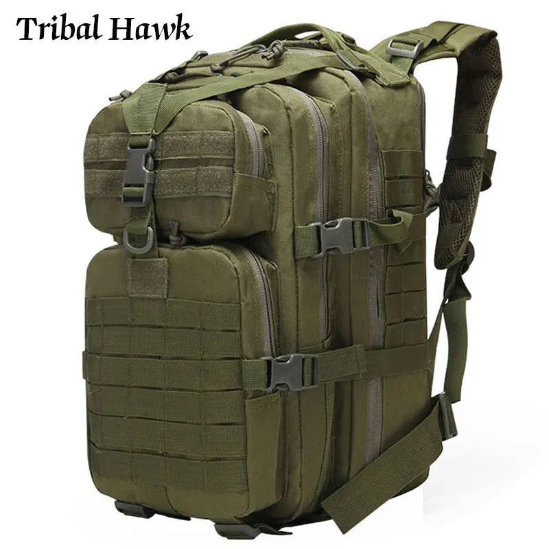 

Outdoor Men's Backpack Army Tactical Military 3P EDC Molle Rucksack Hunting Camping Travel Waterproof Bag Male Large Camouflage