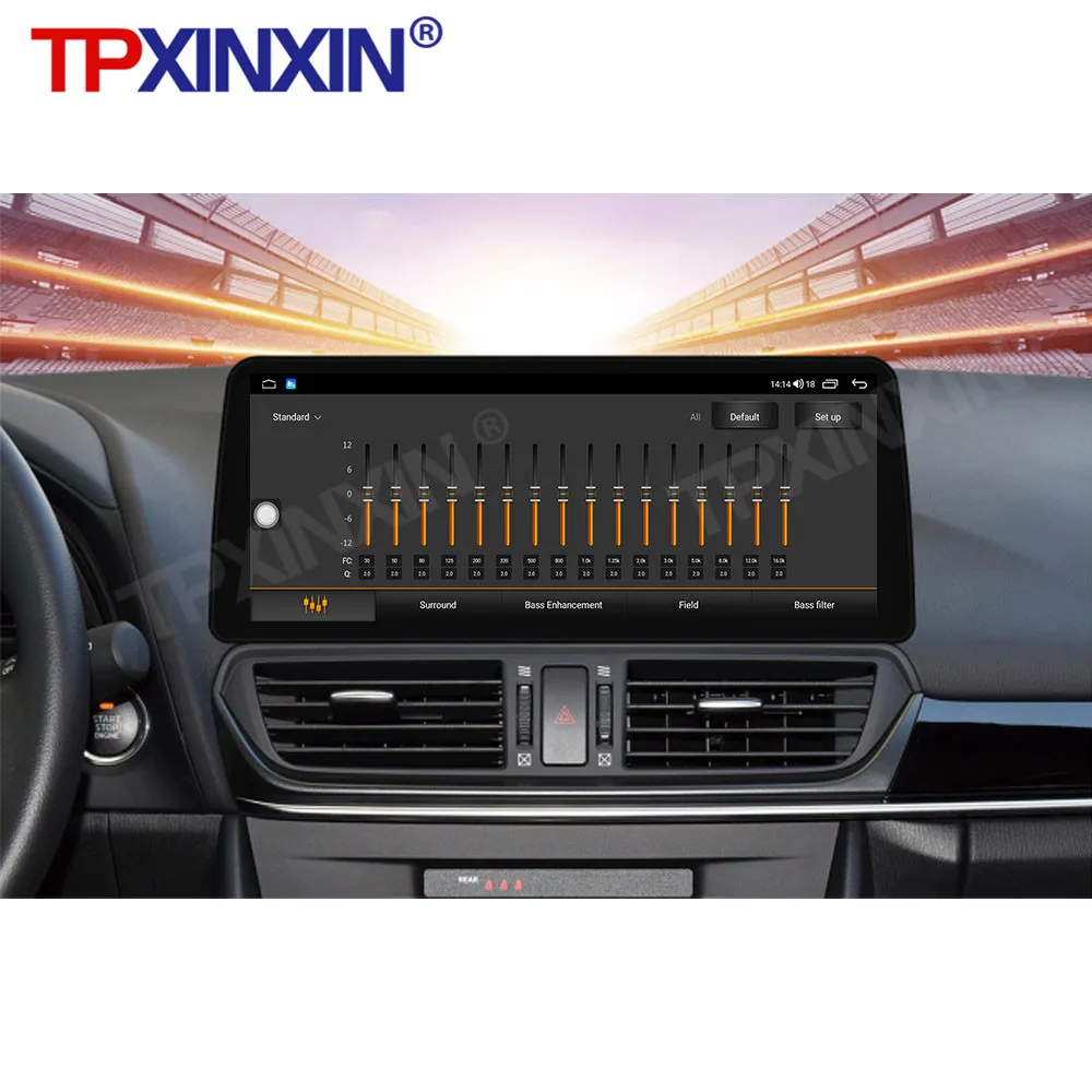 구매 Mazda 3 Angkesaila2014-19 안드로이드 10 6 + 128G ROM 자동차 라디오 플레이어 GPS 네비게이션 스테레오 Headunit 무선 Carplay