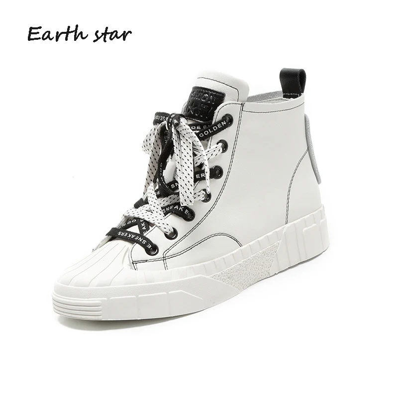 

White Shoes Women Sneakers Platform zapatos de mujer High Top 2020 Autumn Leisure zapatillas mujer Ladies footware Breathable