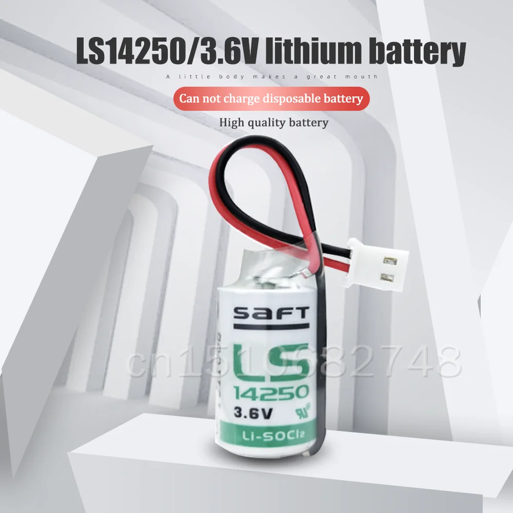 6 шт./лот новый оригинальный SAFT LS 14250 LS14250 3 V 1/2 AA 1/2AA Первичная батарея ПЛК литиевая