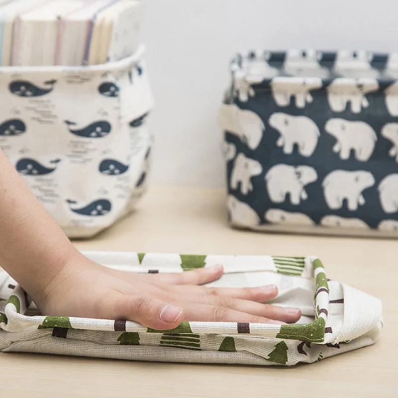 Распродажа 1 шт. настольная коробка для хранения печать водонепроницаемый