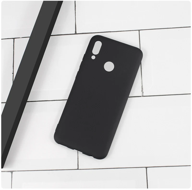 Однотонный силиконовый чехол для телефона Huawei Honor 8 9 10 Lite 6 Pro P Smart Y3 Y5 Y7 Y9 2018 мягкий