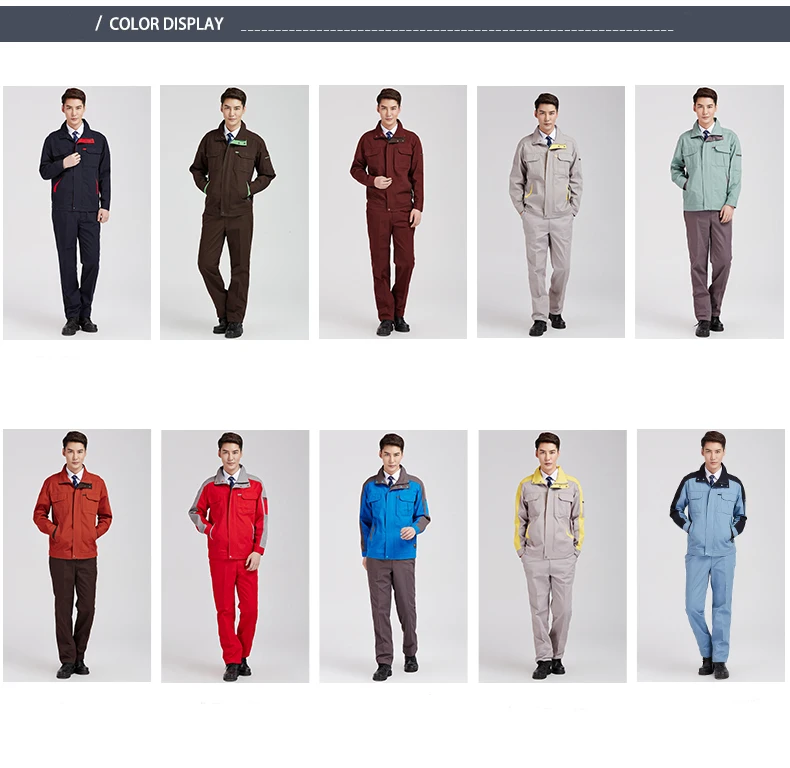 100% cotton Work Clothing Set Men Women Jacket+Pants Mechanic uniforms auto Repair Welding suit Workshop Coverall wear resistant |