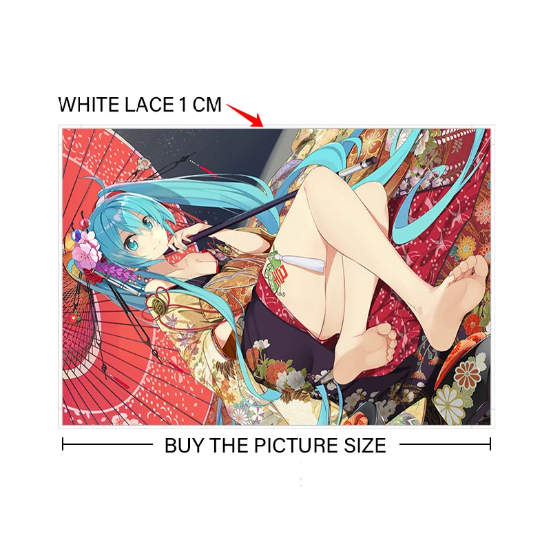 

Japanese Anime Poster Pictures Comics Wall Art Canvas Prints Miku Cartoon Painting for Bedroom Living Room Home Decor Cuadros