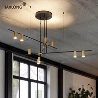nordic led lighting light fixture design aluminium pendant light lustre clothing shop industrial style decor luxury hanging lamp