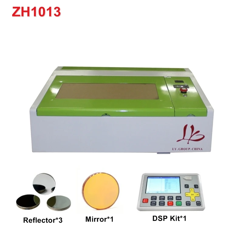 LY mini 4040 40W CO2 Laser Engraver Engraving Cutting Machine with LCD control panel and Honeycomb board