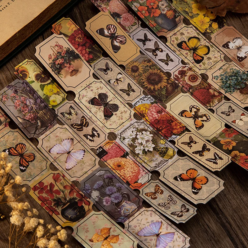 

30Pcs Time Corridor Series Decorative Stickers Scrapbooking DIY Label Diary Decorative Stickers For Scrapbooking