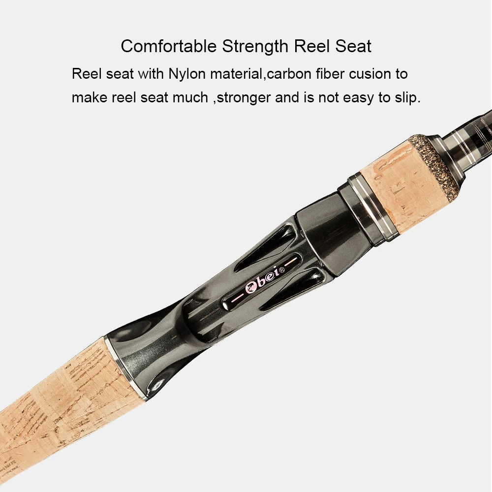 Obei HURRICANE 1.8 2.1 2.4 2.43m Baitcasting Fishing Rod Travel Ultra Light Casting Lure 5g-40g M/ML/MH Combination | Спорт и