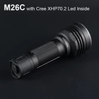 Фонарик Convoy M26C с Cree XHP70.2, светодиодный, самый мощный фонарь 26650, портативный тактический фонарь для кемпинга