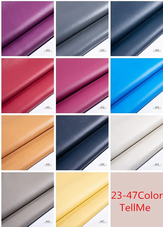 23-47ColorTellMe Meetee 95X137 см толщиной 0,5 мм ПУ Синтетический кожаный диван из ткани домашний имитация кожи DIY сумки украшения ремесла аксессуары SL019 - Цвет: 23-47ColorTellMe