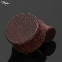 miqiao 2pc solid violet wood ear gauges expander new fashion ear plug tunnels body piercing jewelry 8 20mm