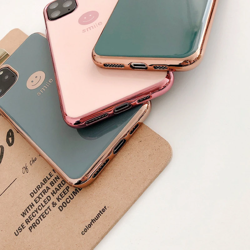 Однотонный чехол для телефона iPhone 11 Pro Max XR XS 6 6S 7 8 Plus X мягкий из ТПУ с