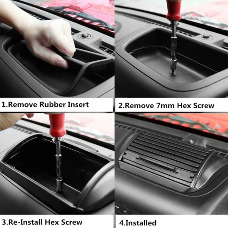 For 2012-2017 Jeep Jk Wrangler Car Dashboard Storage Box Accessories Interior Parts | Автомобили и мотоциклы