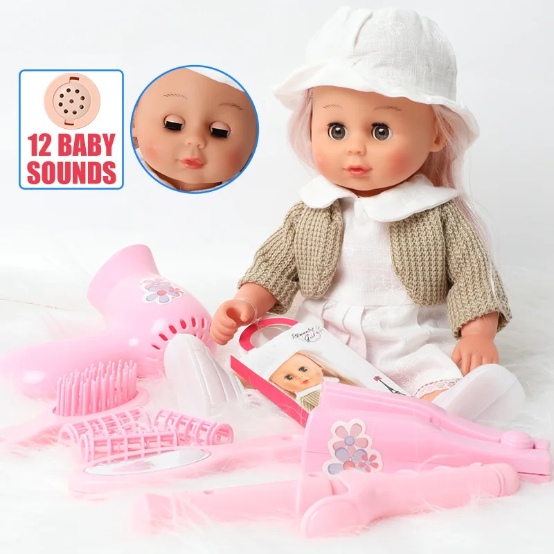 12 дюймов моделирование звук Одежда для новорожденных &quotLifelike&quot Reborn Baby Doll
