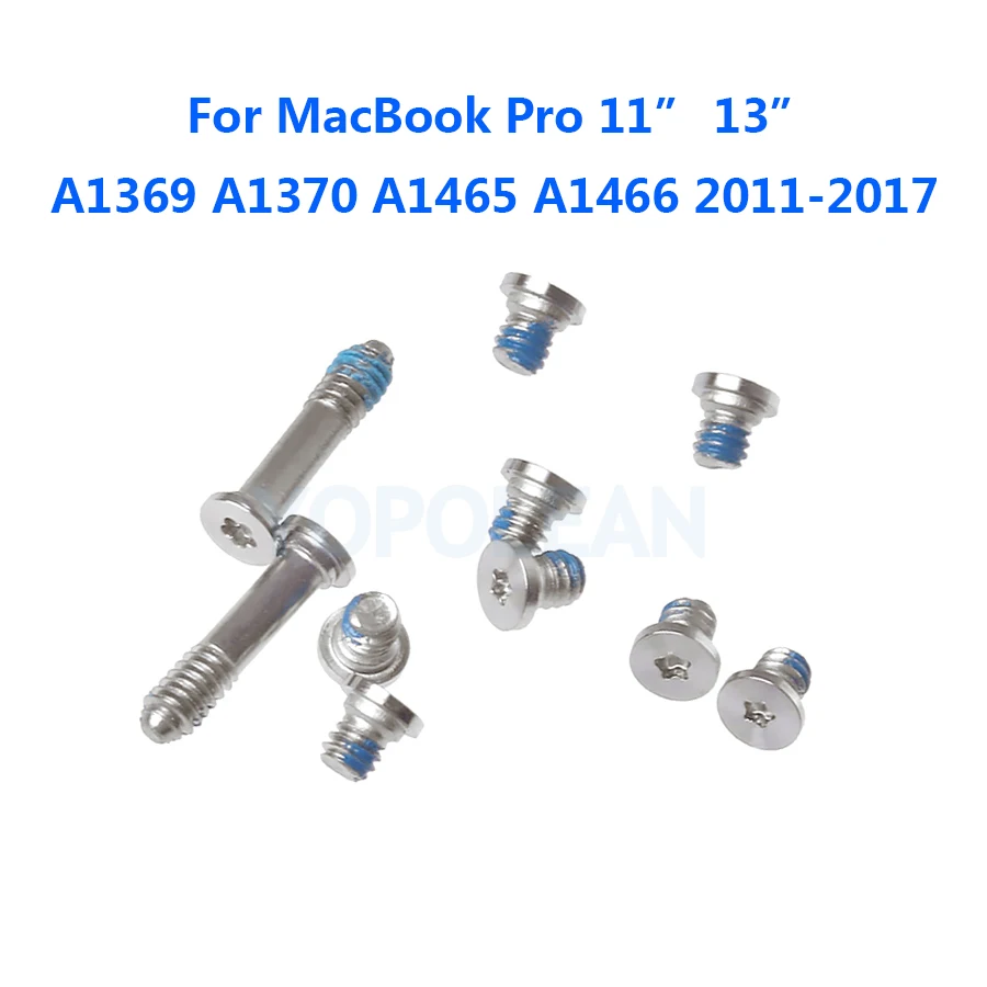 50 компл./лот Новый Болт для нижнего корпуса набор винтов Apple Macbook Air Pro Retina A1369 A1465 A1466