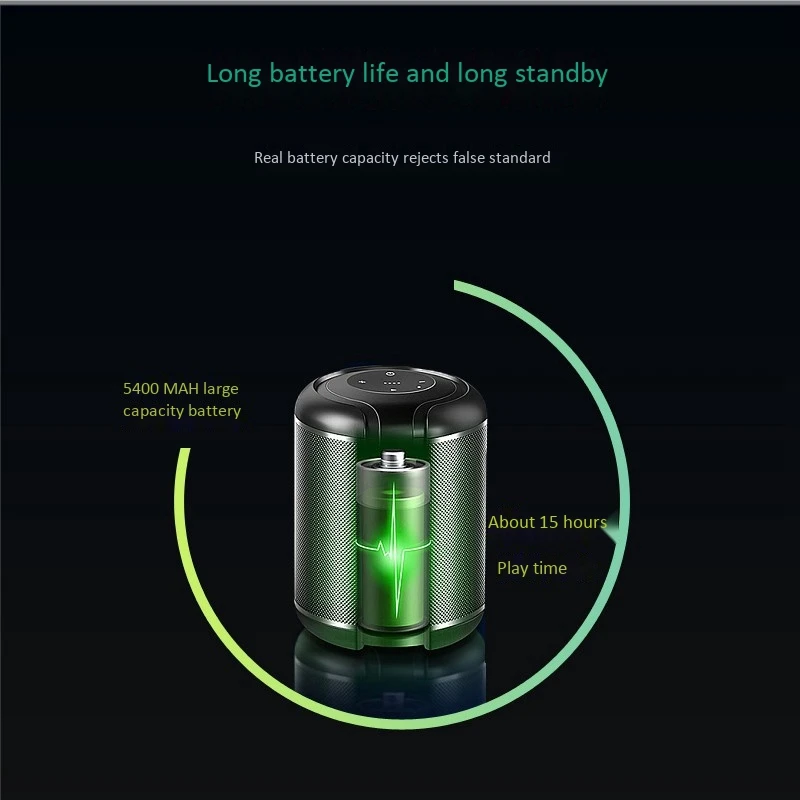 

Bluetooth Speaker 40W High Power Outdoor Waterproof Drop-Proof DSP Subwoofer Soundbar Support TF AUX