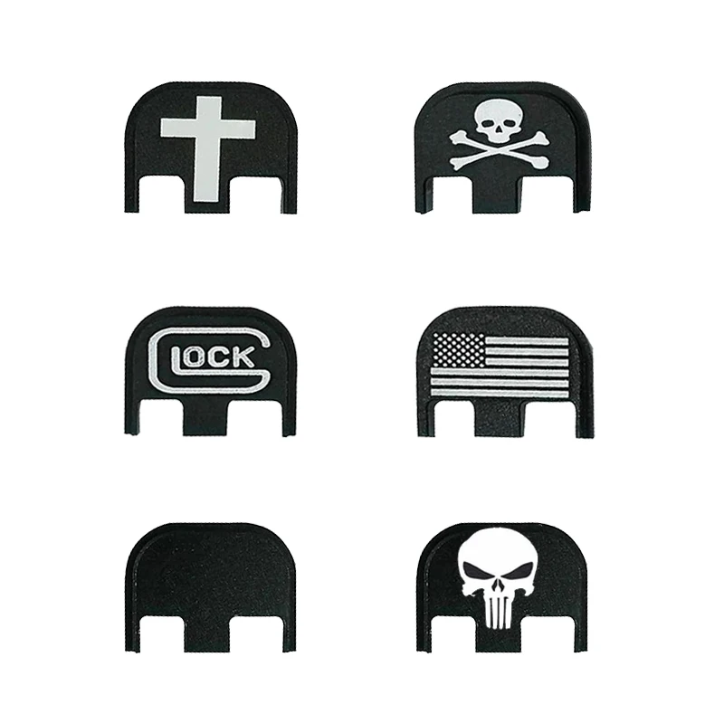 Weewolf Алюминиевая Задняя накладка Glock скользящая для Gen1 5 17 19 20 21 22 23 24 25 26 41 9 мм