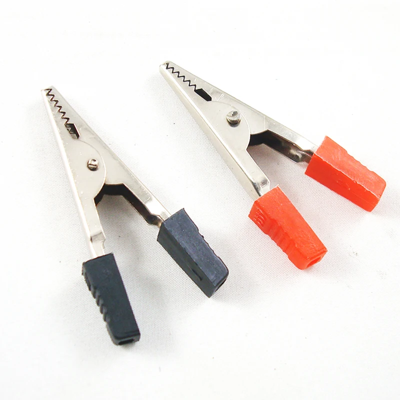 

Зажимы типа «крокодил» с пластиковой ручкой, 50 мм, 100 шт.