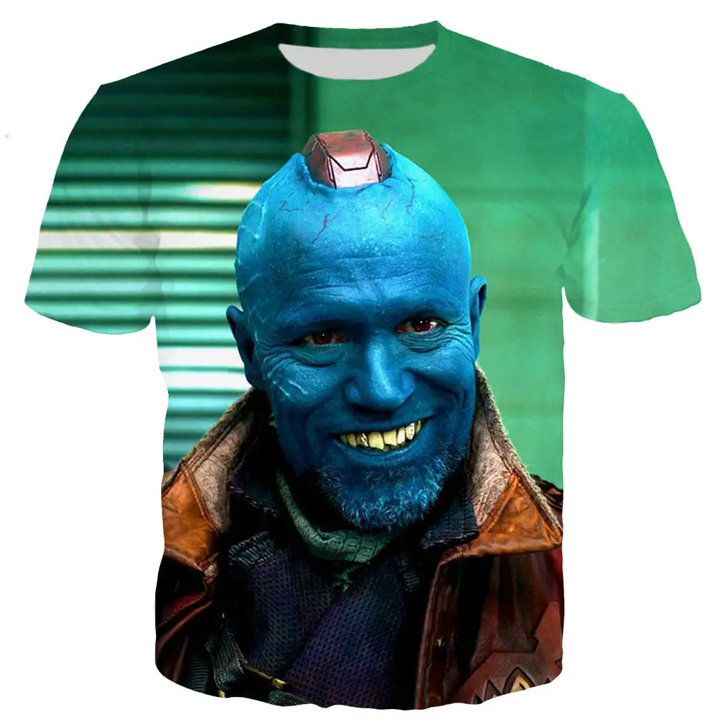 Yondu футболка 3D Футболка с принтом Мужская Женская Хип Хоп аниме Harajuku уличная топы Модные Забавные футболки