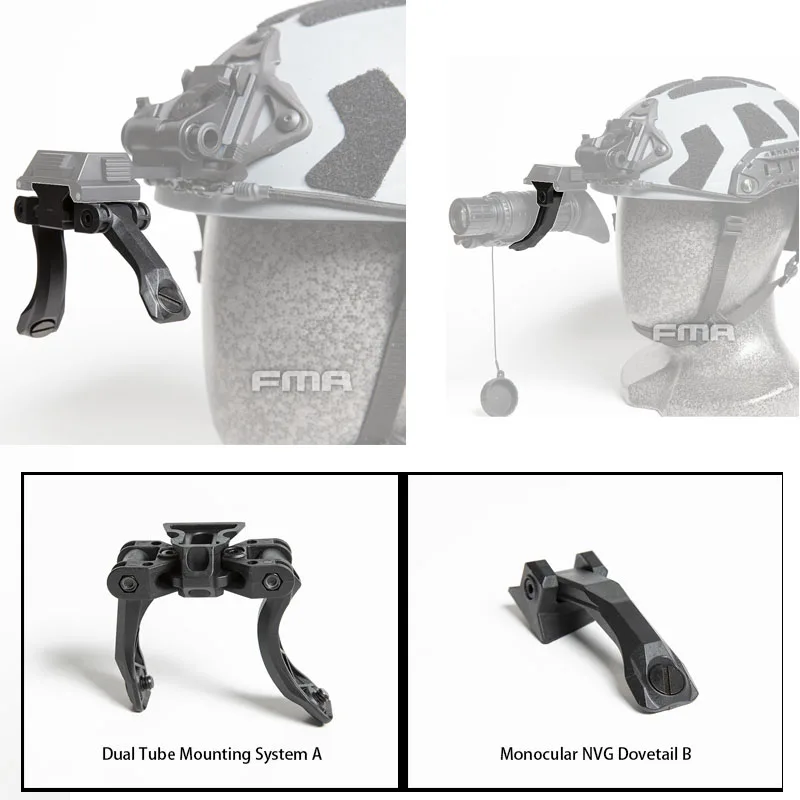 FMA нейлоновый кронштейн J Arm NVG мостовое крепление для пустышки AN/PVS14 одиночное или