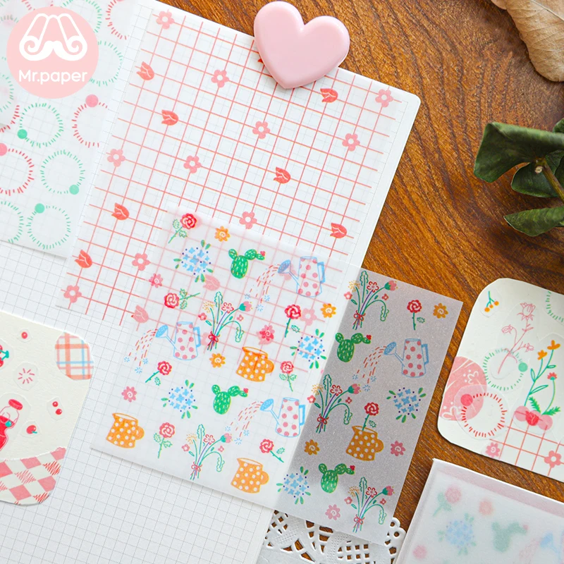 Бумажный блокнот Mr бумажный с изображением животных звездное небо прозрачный