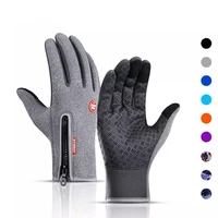 winter cycling warm man gloves touchscreen full finger gloves waterproof outdoor bike skiing gloves women