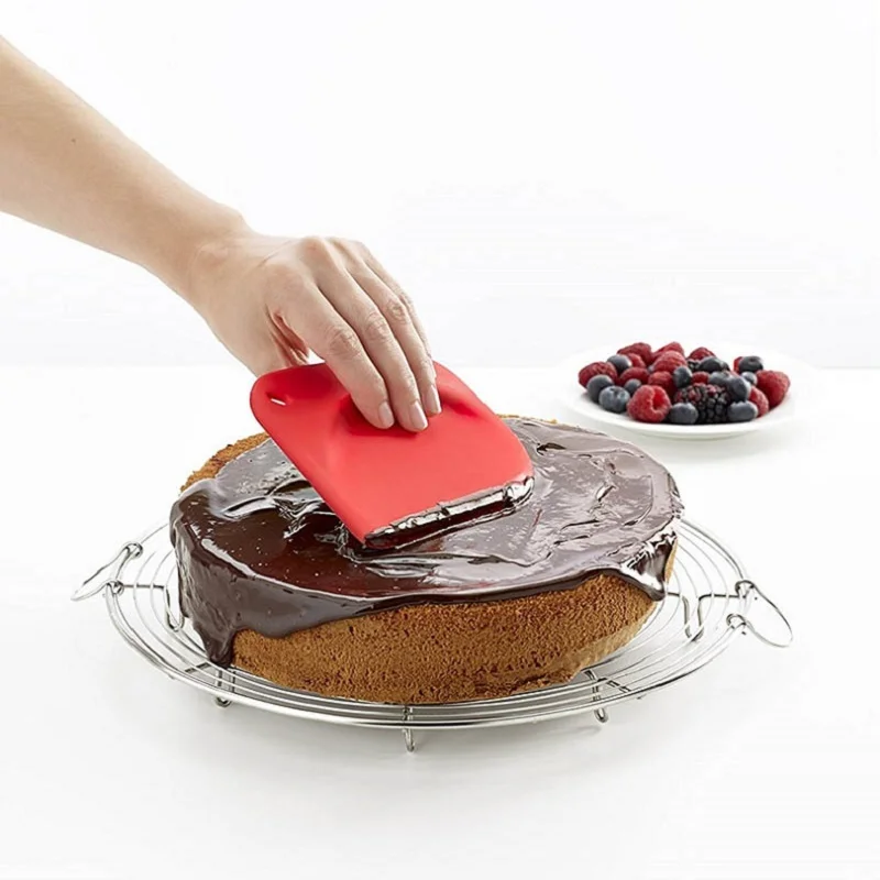 Скребки для теста крем Гладкий Diy Торт Помадка масло кондитерское силикагель